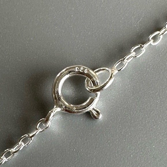 Sterling Silver Heart Horseshoe Necklace - Picture 6 of 8